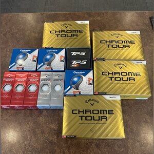 79 Brand New in Box Tour Golf Balls!!